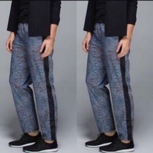 X. Lululemon Rise Shine Trouser Bead Envy Silver Blk